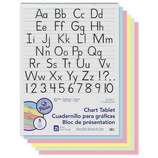 Pacon&#xAE; Colored Paper Chart Tablet